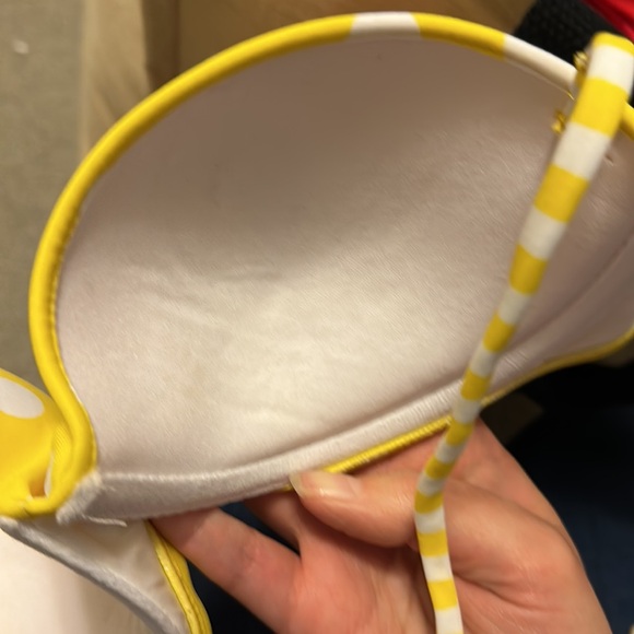 Victoria’s Secret Women’s Bikini 34B M bottoms Polka Dots and Stripes - Picture 7 of 7